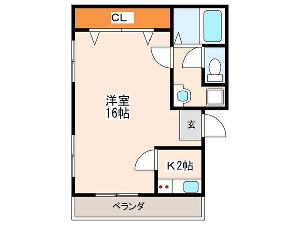 平岡ビルの物件間取画像